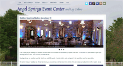 Desktop Screenshot of angelspringsevents.com